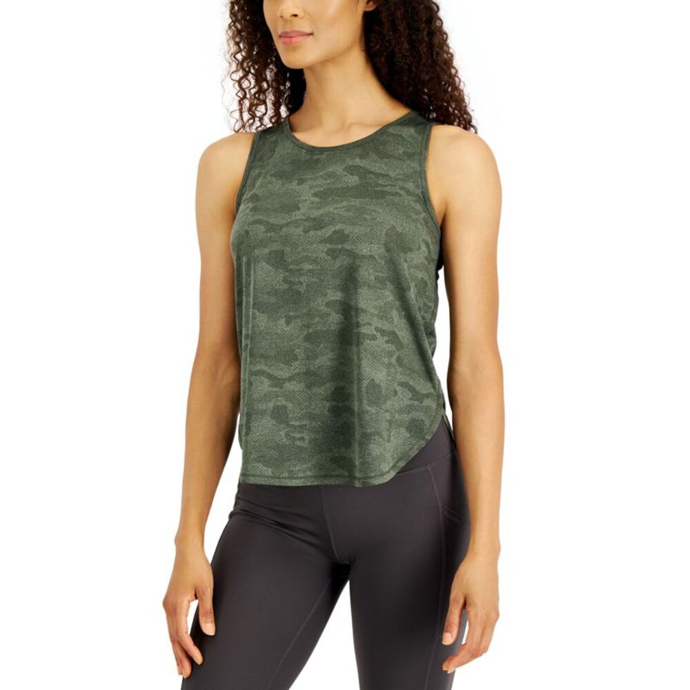 ID Ideology Jacquard Camo Tank Top